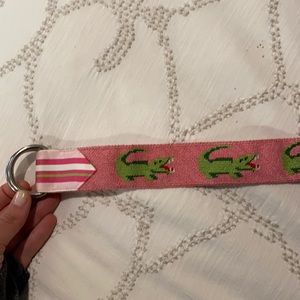 Handmade needlepoint belt